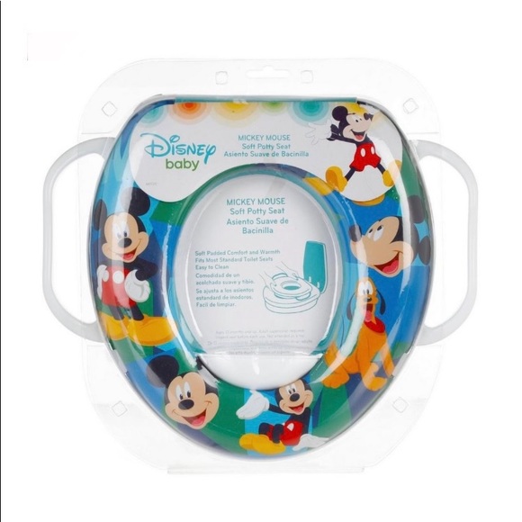 NWT Disney Baby Mickey Mouse Clubhouse Soft Potty Seat-Multi Colors